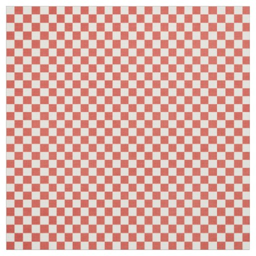 Red Gingham Fabric
