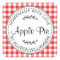 Red Gingham Homemade Apple Pie