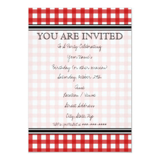 Gingham Wedding Invitations 10