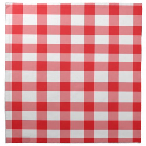 Red Gingham Napkin