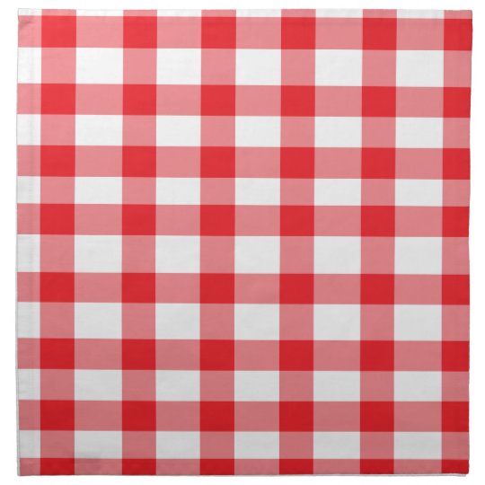 Red Gingham Napkin