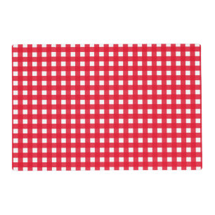 Red Gingham Placemat