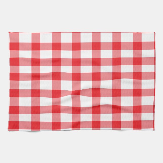 Red Gingham Towel (Horizontal)