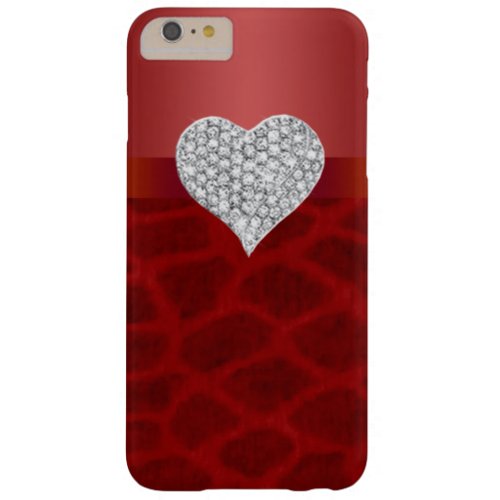 Red Giraffe Diamond Heart iPhone 6 Case