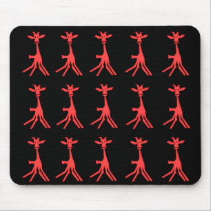 Red Giraffe Mousepad