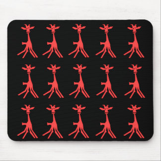 Red Giraffe Mousepad