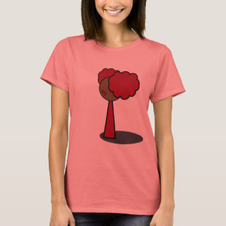 Red Girl Walking (Adult) T-Shirt