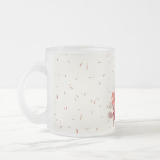 Red Glass Mug