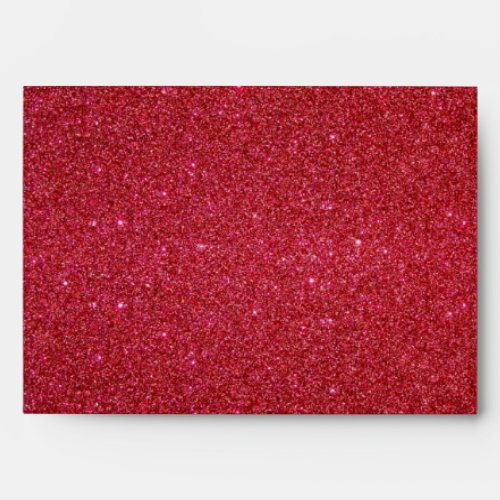 Red glitter envelope