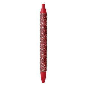 Red Glitter Glitz Pen