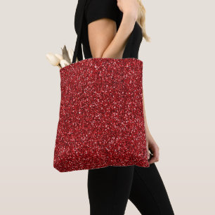 Red Glitter Glitz      Tote Bag