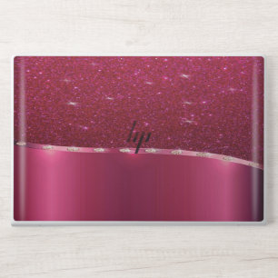 red glitter HP EliteBook 850 G5/G6, 755 G5/G6 HP Laptop Skin