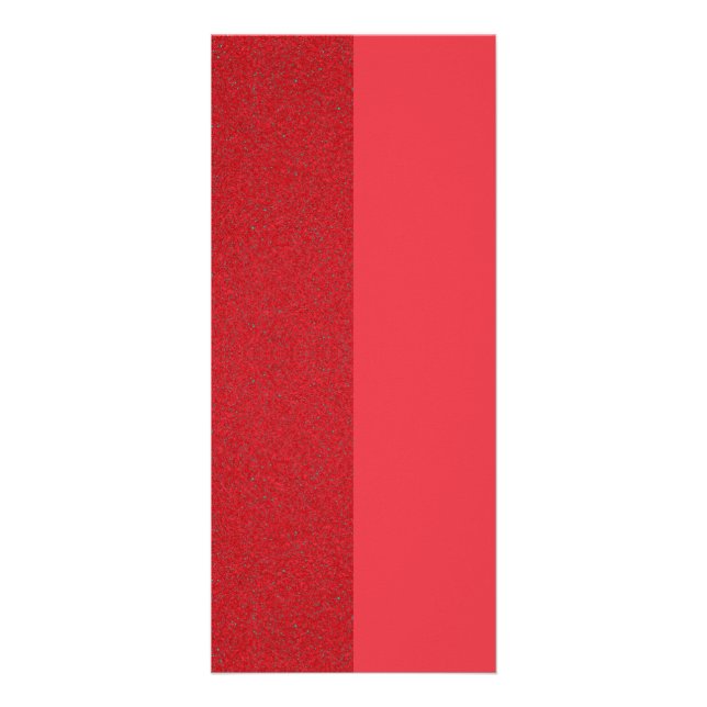 Red Glitter & Matte 4″×9″ Vertical Rack Cards