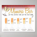 Red Glitter Mimosa Bar Bridal brunch Sign<br><div class="desc">If you love mimosas and you love brunch,  this sign is for you! The perfect mimosa bar sign for your brunches,  engagements parties,  bridal showers,  bachelorette parties,  birthdays,  or your everyday bottomless mimosa.</div>