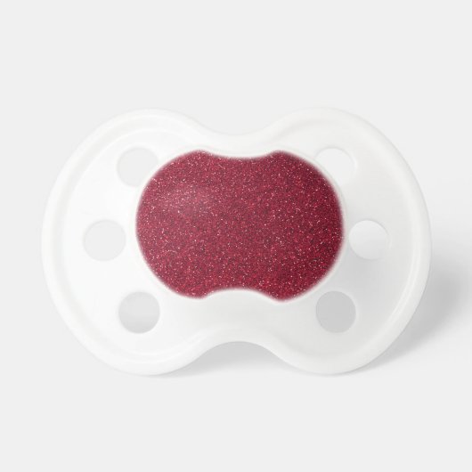 Red Glitter Pacifier (Front)