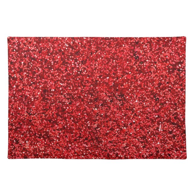 Red Glitter Placemat (Front)