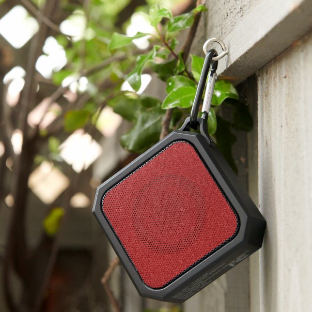 Red Glitter, Sparkle, Glitter Background Bluetooth Speaker (Inisitu)