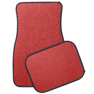 Red Glitter, Sparkle, Glitter Background Car Floor Mat