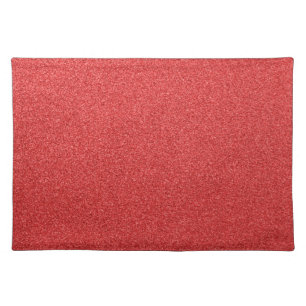 Red Glitter, Sparkle, Glitter Background Cloth Placemat