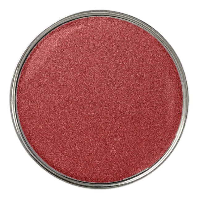 Red Glitter, Sparkle, Glitter Background Golf Ball Marker (Front)