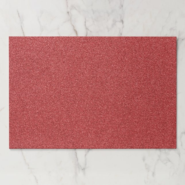 Red Glitter, Sparkle, Glitter Background Paper Pad (Front)