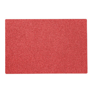 Red Glitter, Sparkle, Glitter Background Placemat