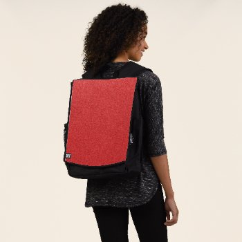 Red Glitter  Sparkly  Glitter Background Backpack by sitnica at Zazzle