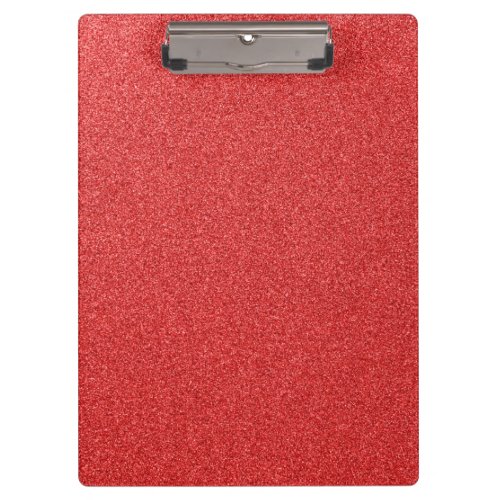 Red Glitter Sparkly Glitter Background Clipboard