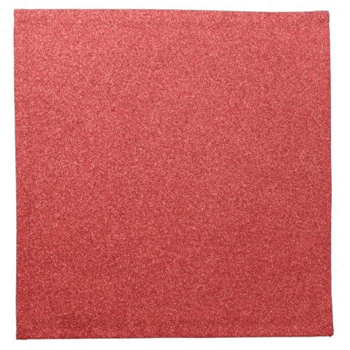 Red Glitter Sparkly Glitter Background Cloth Napkin
