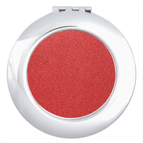 Red Glitter Sparkly Glitter Background Compact Mirror