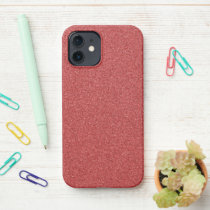 Red Glitter, Sparkly, Glitter Background iPhone 12 Case