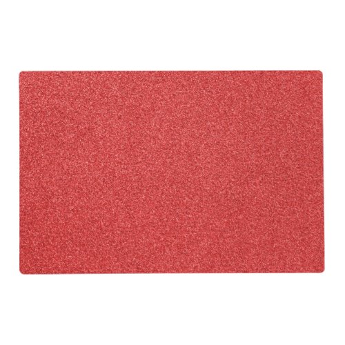 Red Glitter Sparkly Glitter Background Placemat