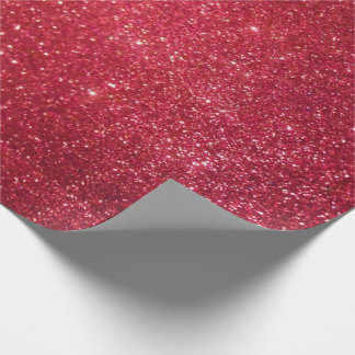 Red Glitter Wrapping Paper