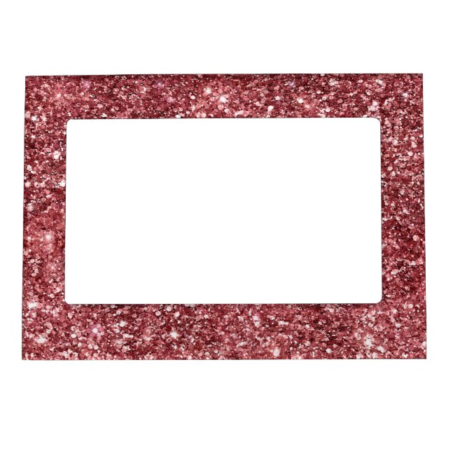 Red Glitz Glitter Magnetic Frame (Front)