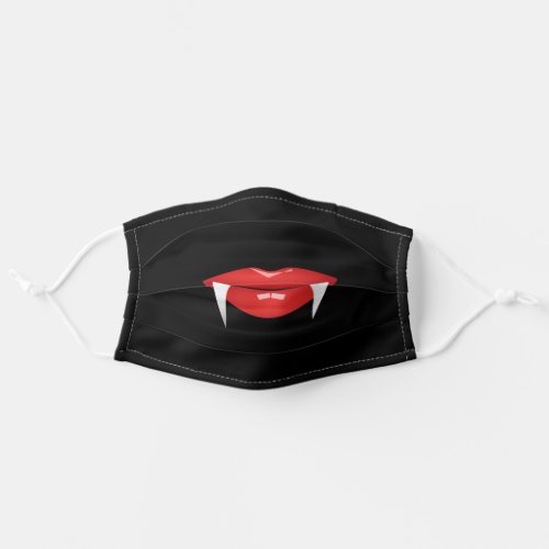 Red Glossy Lips _ Vampire _ Adult Cloth Face Mask