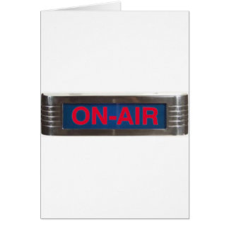 Red Glow On-Air Light Cards