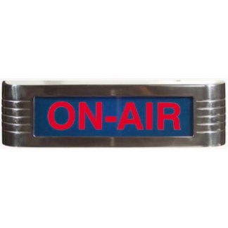 Red Glow On Air Sign Cutout