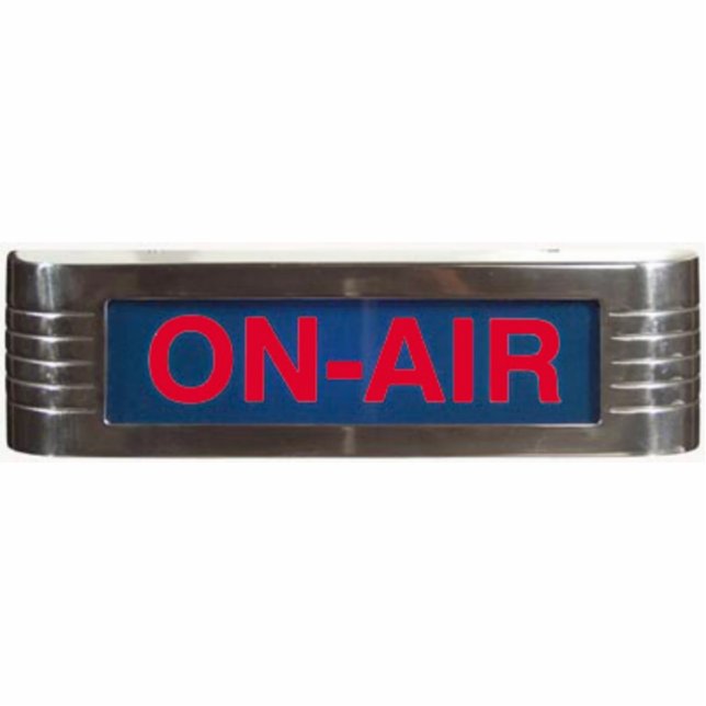 Red Glow On Air Sign Cutout (Front)