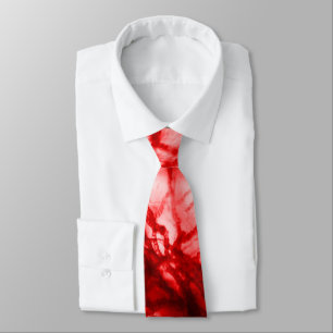 Red Gnarled Mold Neck Tie