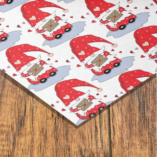 Red Gnome Christmas Tissue Paper | Zazzle