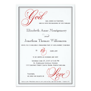 Christian Wedding Invitations | Zazzle