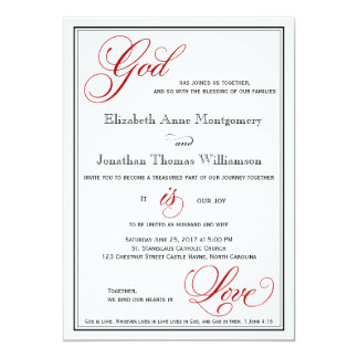 Christian Wedding Invitations Zazzle