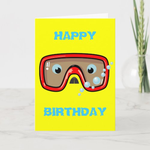 Red Goggles Card