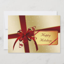 red gold  Business Holiday Greetings