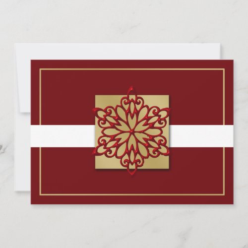 red gold  Business Holiday Greetings