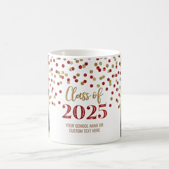 Red Gold Class of 2025 Coffee Mug (Center)