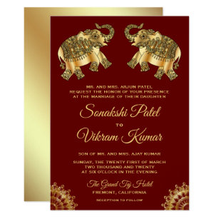 Indian wedding invitation pdf