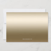 red gold Festive Corporate holiday party Invitation (Back)