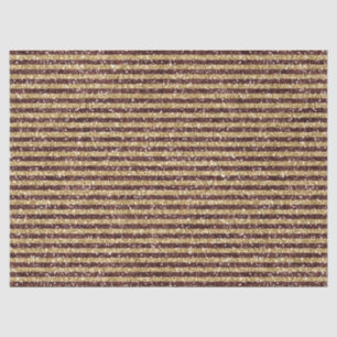 Red Gold Glitter Sparkle Stripes Tissue Paper