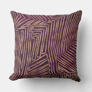 Red Gold/ Green Gold Designer Pillow Reversible